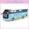 Alloy City Sightseeing Bus Model With Sound Light For Collectors And Kids