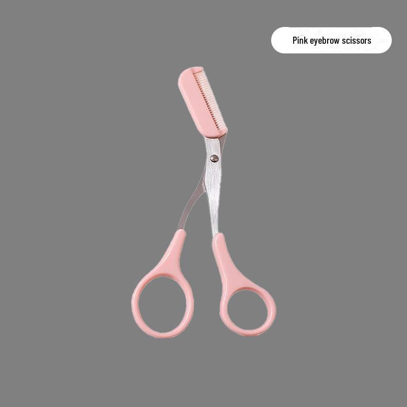 Portable Eyebrow Trimmer and Scissors Set for Beginners - Anti-Scratch Beauty Tool Kit