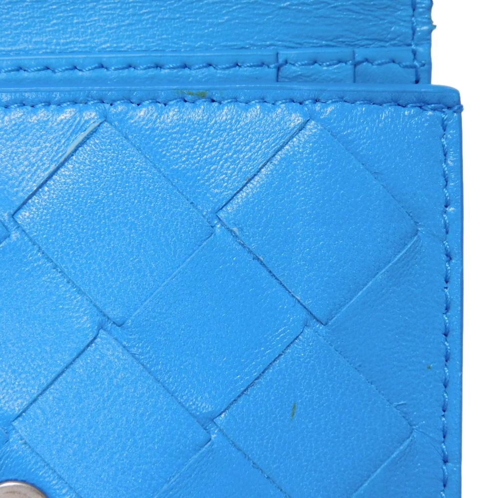 Used 11897 Tiny Mini Wallet 635561 VCPP2 4611 7942 RFID IC Chip Maxi Intrecciato Swimming Pool Unisex from Japan