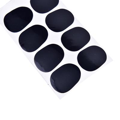 8Pcs 0.5Mm Soprano Saxophone Sax Mouthpiece Patches Pad Cushions Black