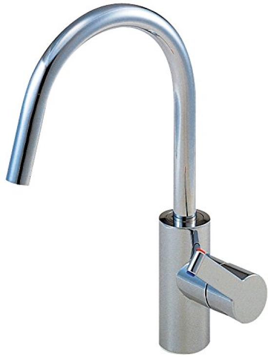 SANEI Kitchen Mixer Swan Aerated Spray (San-ei) Single-Hole Tap, Neck, K8751JV-13