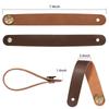 Miwaye Guitar Neck Strap Guitar Leather Strap Holder Button Safe Lock For Ukulele Bass Acoustic Guitar Accessories