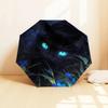 1pc Black Cat, Glowing Eyes Print Umbrella , Multi-functional Umbrellafor Men & Women, Valentine's Day Gift0817051