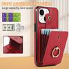 Applicable to iphone15 crossbody organ ring card bag mobile phone case 15pro multi-card all-inclusive bracket case