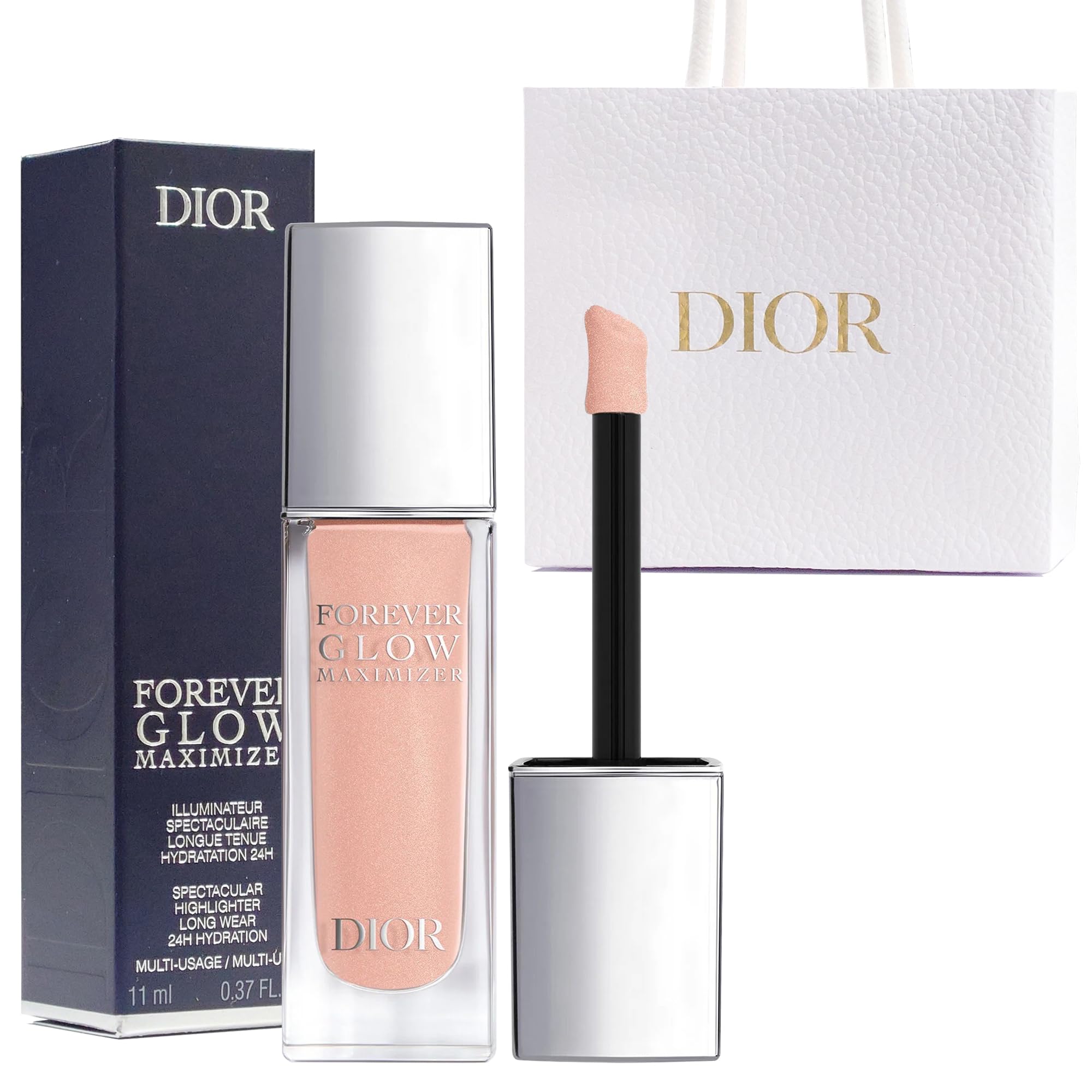 

Dior Skin Forever Glow Maximizer 11 мл Детский хайлайтер для лица Цветная косметика Подарок на день рождения Подарочный шоппер Включен []DIOR (Ню) телесный