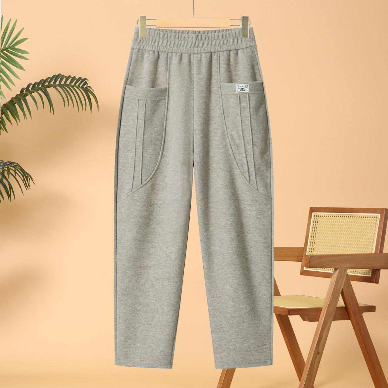 

Best-Selling Women s Slim Fit Harem Pants - Casual Loose Fit for Middle-Aged & Seniors, Ideal for Spring & Autumn XL (85-100 Jin)