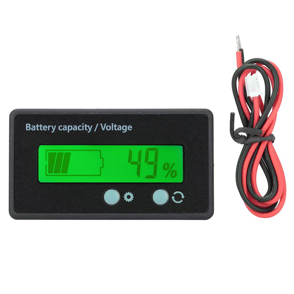 GY 6GS PCB HTN Waterproof Battery Capacity Monitor Indicator LCD Display 12 84V Green