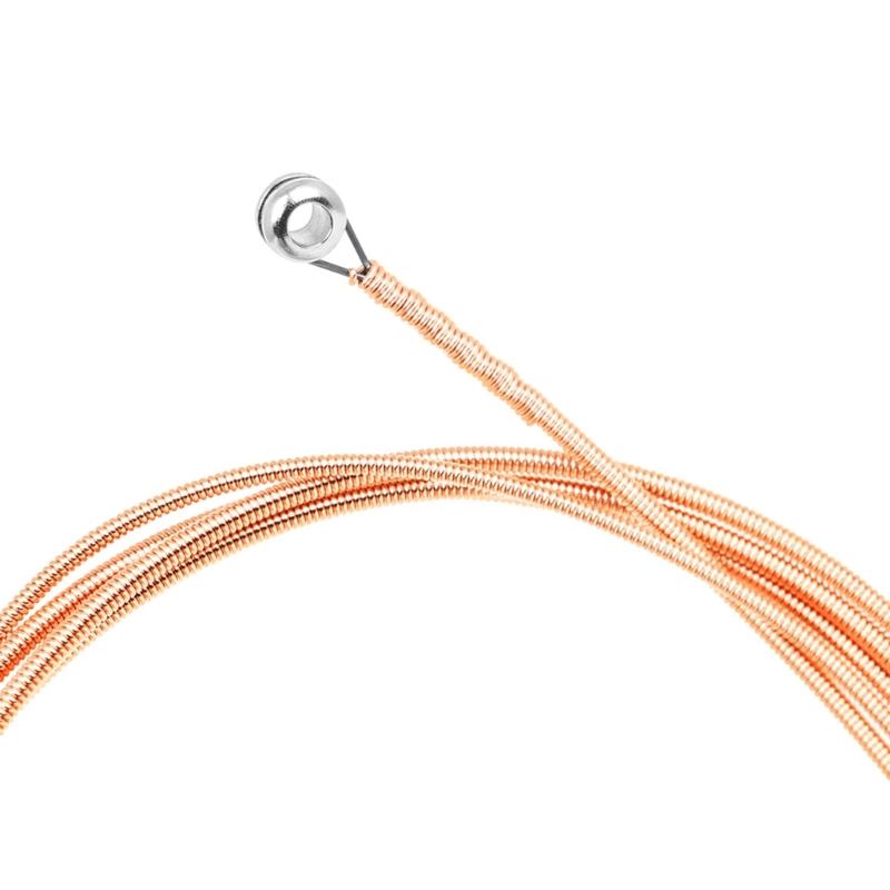 4pcs Acoustic Bass Strings 40 60 75 95 Carbon Steel Hexagonal Core Alloy Strings