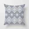 European Gray Pillowcase Geometric Pillow Cover Sofa Cushion Cover Garden Throw Pillows Hotel Outdoor Cushions Car Chair ,(9)