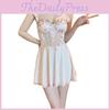 Satin Sleepwear Set With Deep V Neck And Bust Padding For Relaxing Nightwear For Women