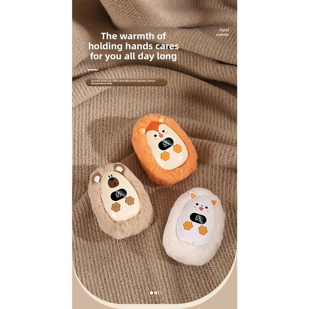 Plush Rechargeable Hand Warmer, Hand-held USB Mini Cute Hand Warmer Gift