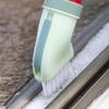 2 Stück Reinigungsbürste Multifunktions-Rillenreiniger 2 in 1 Flexible Flaschenbürste Fensterritzen Spülbeckenabflüsse Duschwinkel Tiefenreinigung