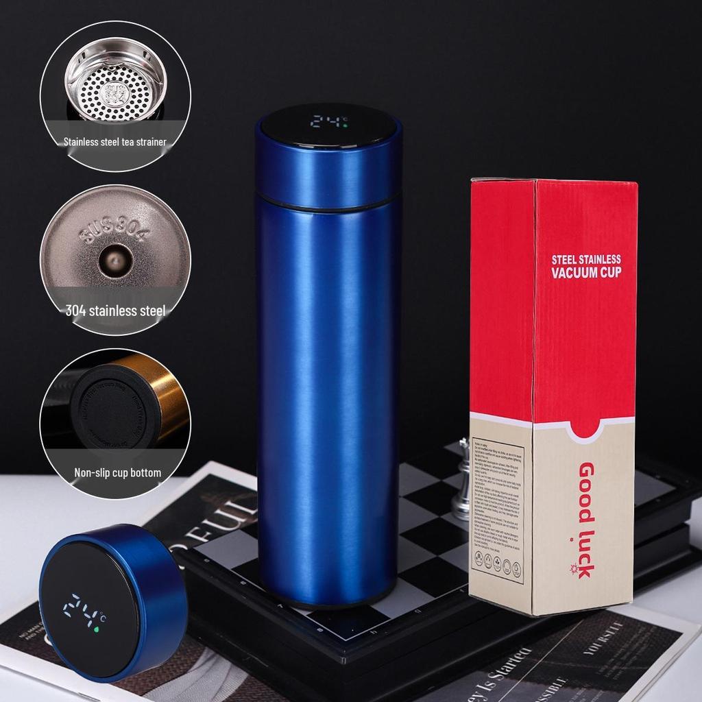 316 Stainless Steel Insulated Smart Water Bottle - Large Capacity, Portable, Customizable Gift for Men & Women