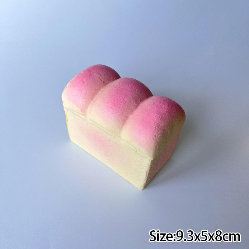 Soft Slow Rebound Squishy Pu Simulation Croissant Toast Puff Pastry Stress Relief Toy Anti-Stress Ornament Desk Accessories