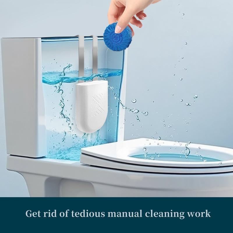 1PC household toilet water tank cleaning tablet bracket convenient hanging anti-pollution water tank inner wall shelf