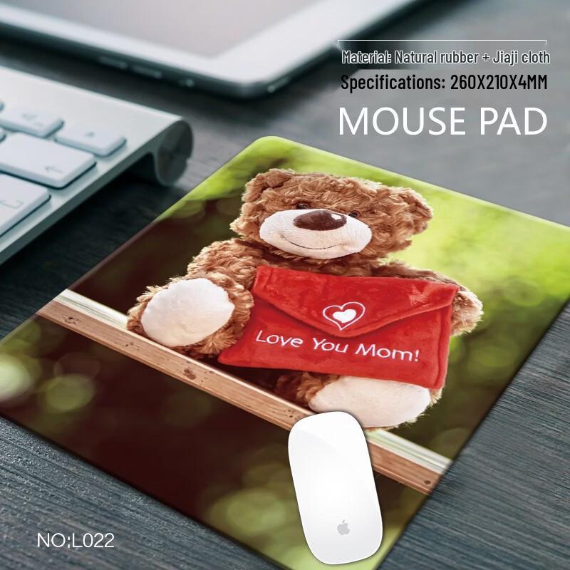 Fumade Office Cartoon Mouse Pad 3-Pack