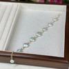 High Quality 100% Natural Button Freshwater Pearl 14K Gold Filled Ladies Short Beads Chain Bracelet Best Gifts No Fade