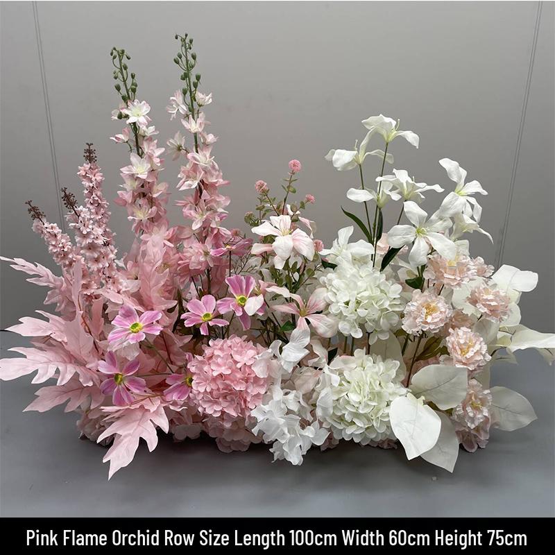 Decorazioni Matrimoniali Fila Floreale Rosa: Fiori Artificiali per Sale Matrimoniali, Fidanzamenti e Banchetti