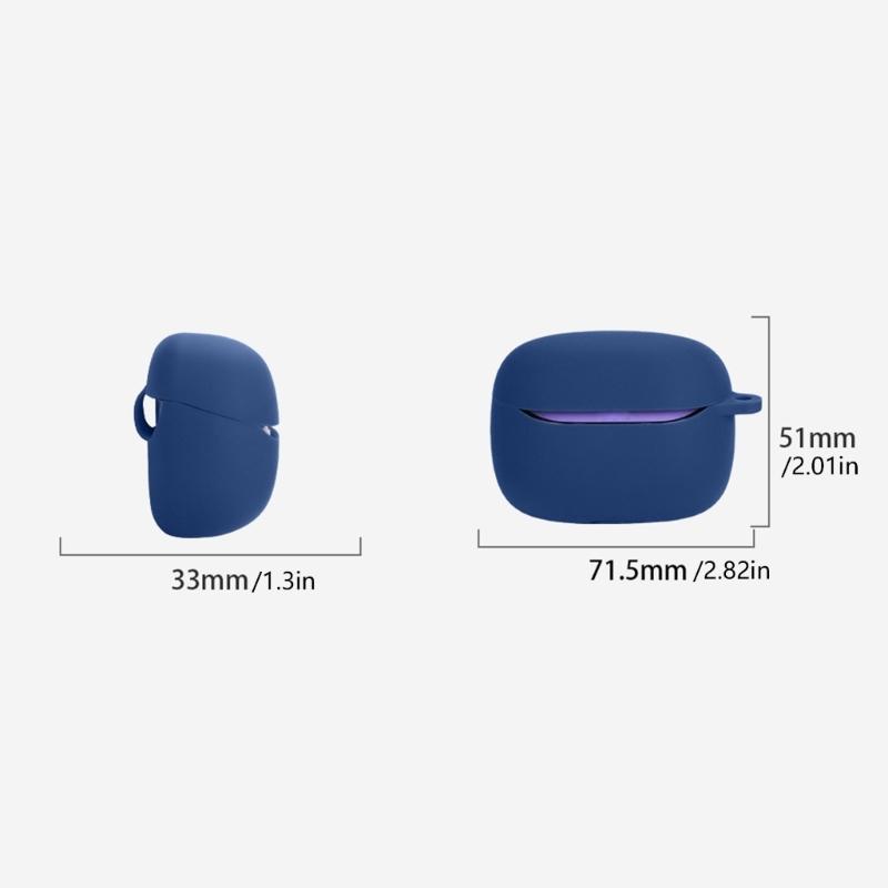 Flexible Soft Protector Case Housing For Tune Beam 2 Wireless Earbud Shockproof Cover Scratch Resistant Sleeve Daily Use