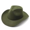 JYL TS DIY Classic  Cowboy Hat Western Riding Cap  Felt