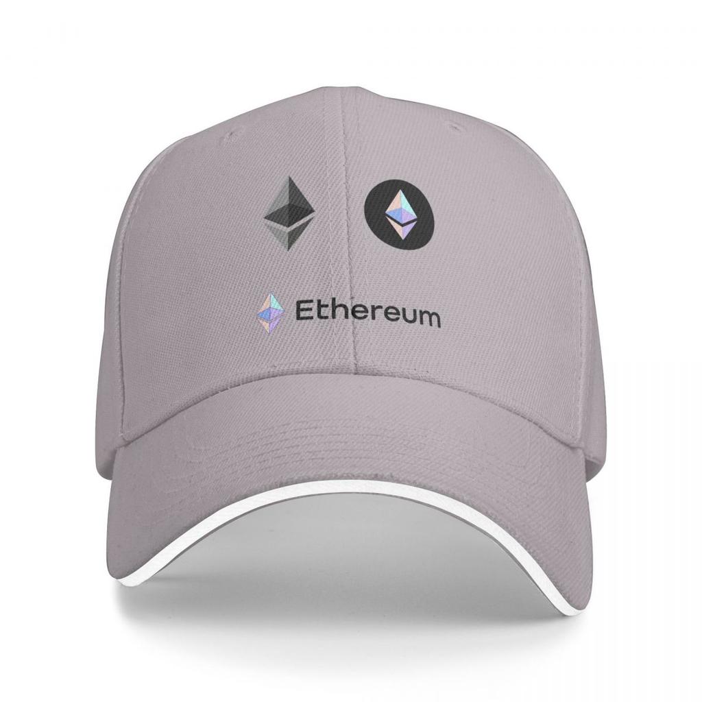 Ethereum Cryptocurrency Baseball Caps Snapback Baseball Hats Breathable Casual Casquette Outdoor Unisex