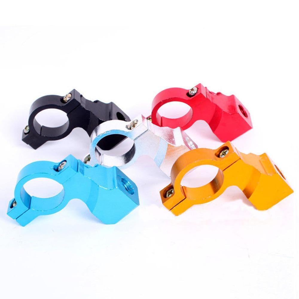 Aluminum Alloy Rear View Mirror Bracket Clamp Screw Multi-function Mount Adapter Holder CNC Aluminum 22mm 7/8"
