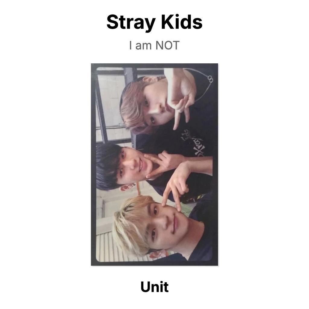 Stray Kids Ich bin KEINE offizielle Fotokarte
