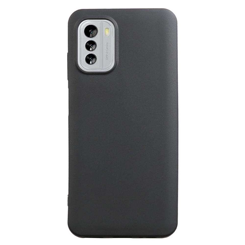 

For Nokia G60 5G Case Matte TPU Phone Cover Bump Proof Back Shell (Big Rear Lens Hole) Black