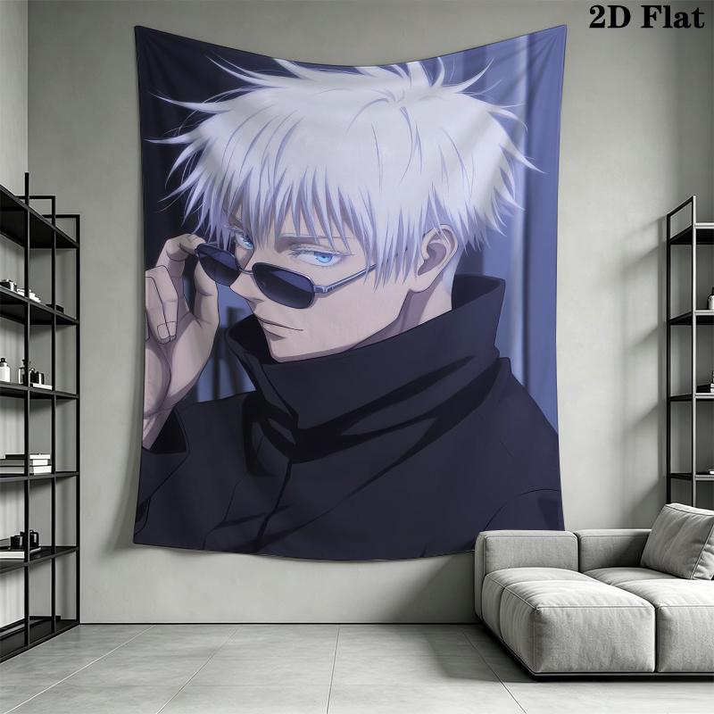 Jujutsu Kaisen Ταπετσαρία Τοίχου Αισθητική Κρεμαστό Τοίχου Τυπωμένο Ύφασμα Κουβέρτα Διακοσμητικές Ταπετσαρίες για Υπνοδωμάτιο Σαλόνι Διακόσμηση Σπιτιού