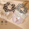 Baby Cotton Thicker Petal Bib: Absorbent, Waterproof, Anti-Spit Milk Towel.