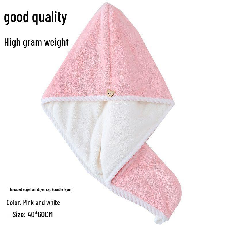 Women's 2025 Quick-Dry Double-Layer Headscarf Towel Cap