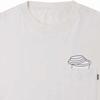 Men's Converse T-Shirts Men's White Crew Neck Moderate Straight Fit