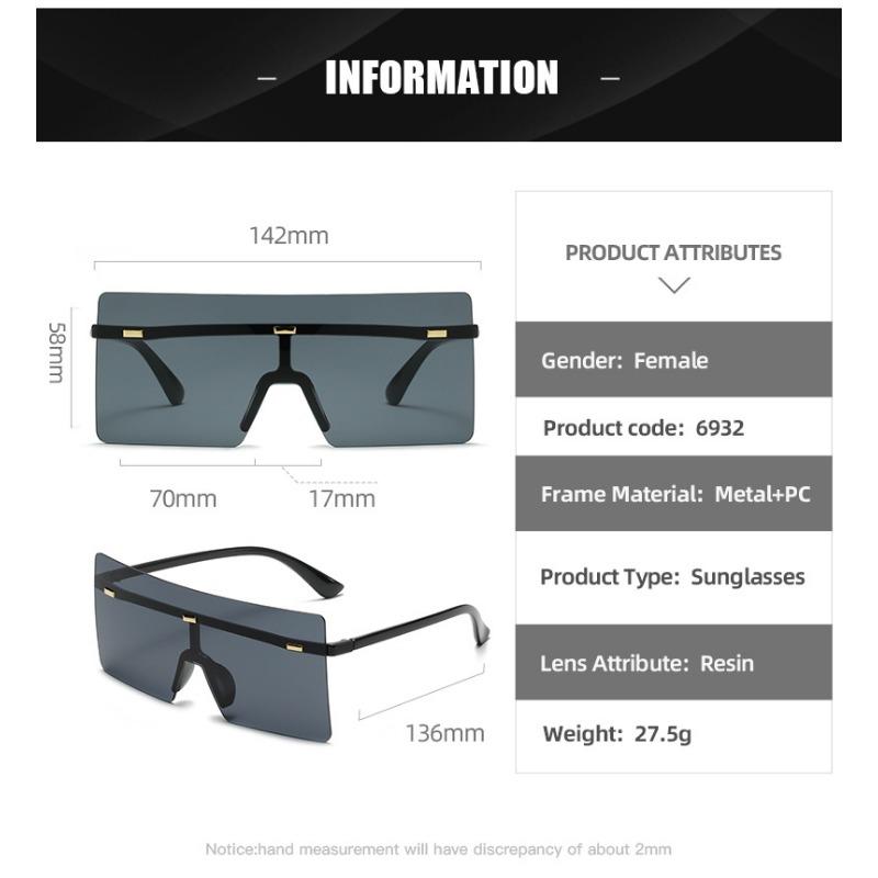 Sunglasses for Men women Large Frame Glasses Fashion Sunglasses