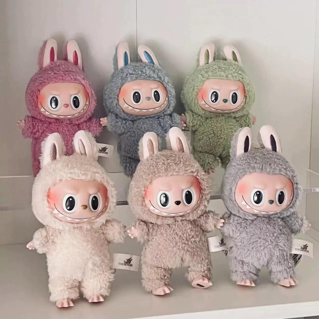 Hot and Popular THE MONSTERS Heartbeat Macaron Rubble Vinyl Face Doll Blind Box Plush Doll Handmade Gift