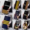 Airplane Pilot Epaulette Phone Case For Samsung Galaxy S23 S21 S20 FE S24 S22 Ultra Note20 S10 S9 S8 Plus A40 A52 A12 A13 A53