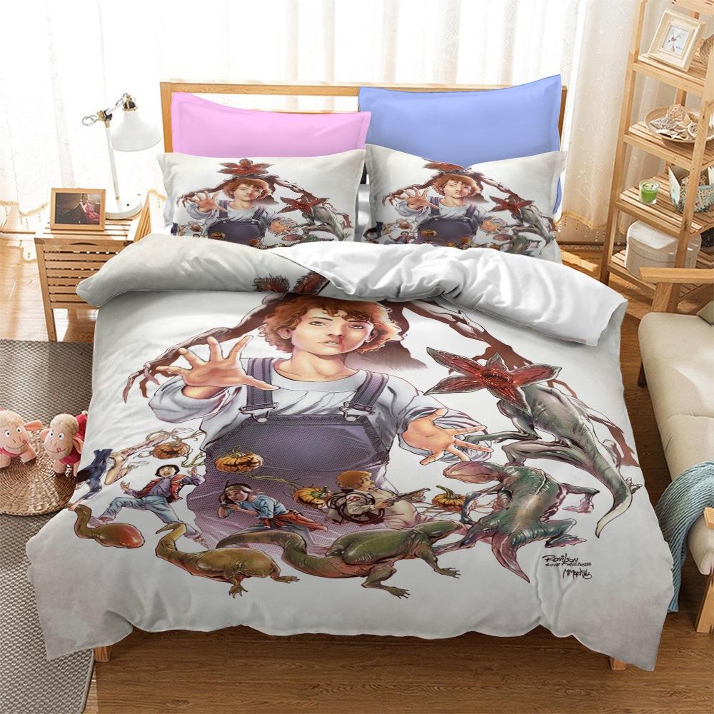 Kit de literie Série Stranger Things Taille Ensemble trois pièces