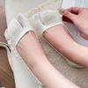 1 Pair Short Split Toe Tabi Socks Summer Thin Cotton Two Toe Socks Women Non-Slip Boat Socks Soft Breathable Invisible Hosiery