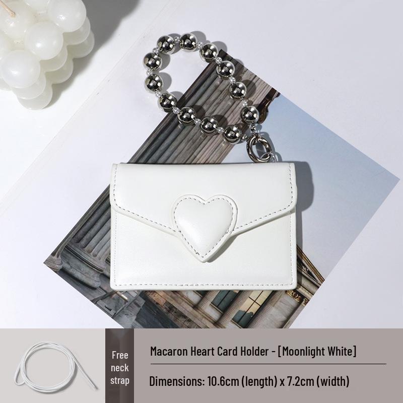 Heart-Shaped Car Key Card Holder for Xiaomi, Tesla, BMW, Xiaopeng, and Zeekr