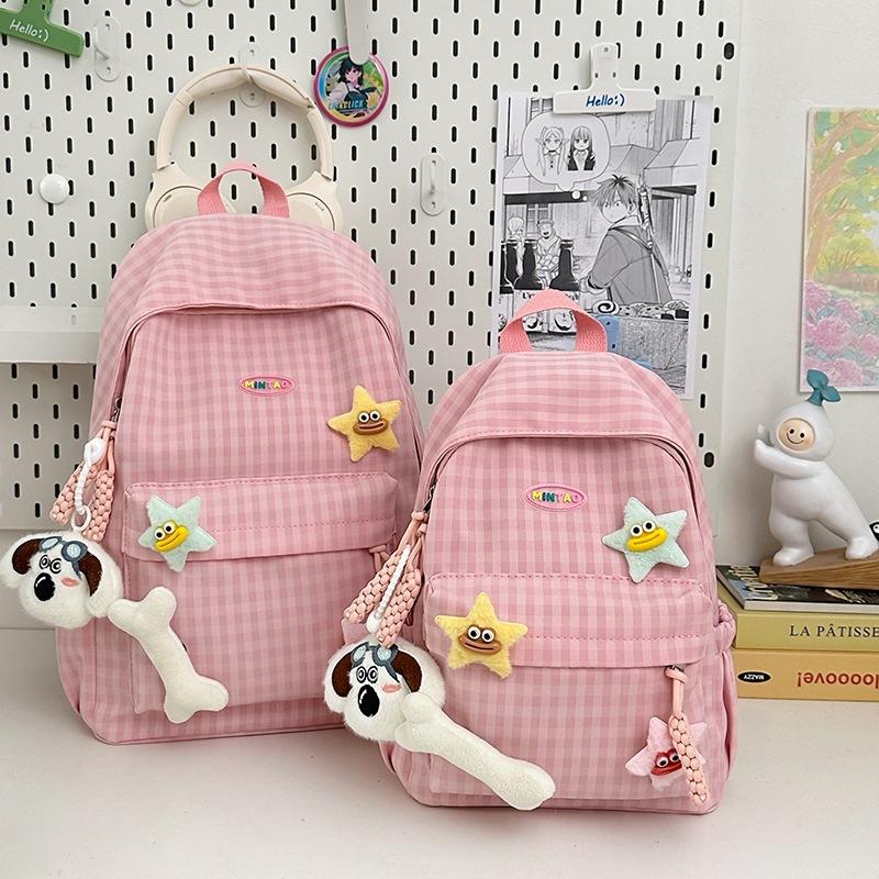 Schoolbag high value backpack women's 1011 new cute sweet large capacity student class schoolbag junior high school backpack