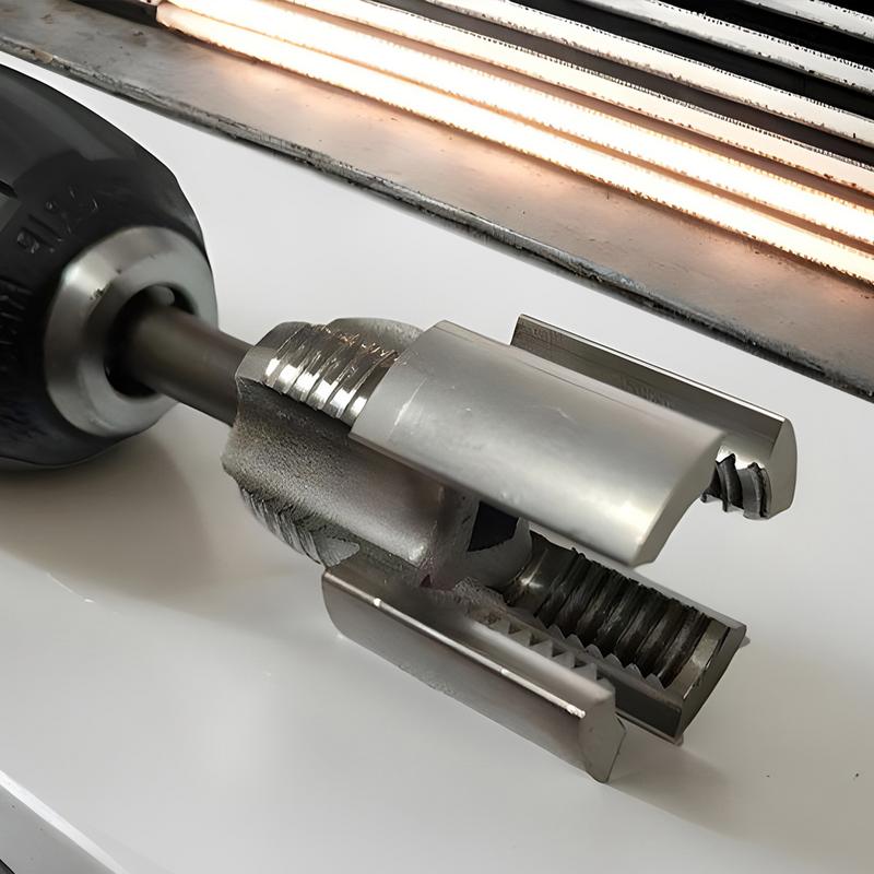 PVC Thread Maker Tool Water Pipe Internal Thread Opener Tool for 1/2-inch 3/4-inch PPR Pipes Carbon Steel Tap Cutting Opener