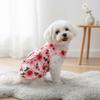 Pretty Summer Dog Clothes Breathable Cute Puppy Clothes Dog Sleeveless Dress  Valentine‘s Day