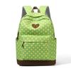 Zaino di alta qualità retrò letterario a pois Zaino per studenti delle scuole medie del campus Zaino casual semplice versatile da donna