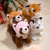 Cute Panda Tiger Raccoon Cartoon Animal Plush Doll For Kids Bedroom Decor