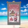 Christmas Printed Beach Towel Soft Quick Dry For Indoor Outdoor Home Use Holiday Gift