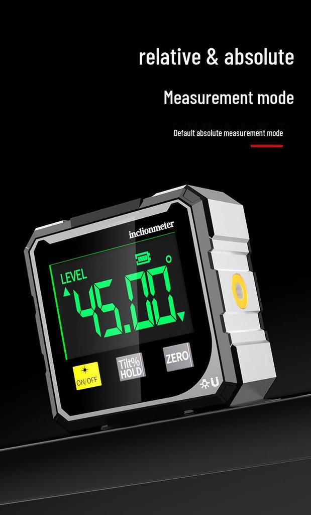 Digital Magnetic Mini Protractor & Inclinometer