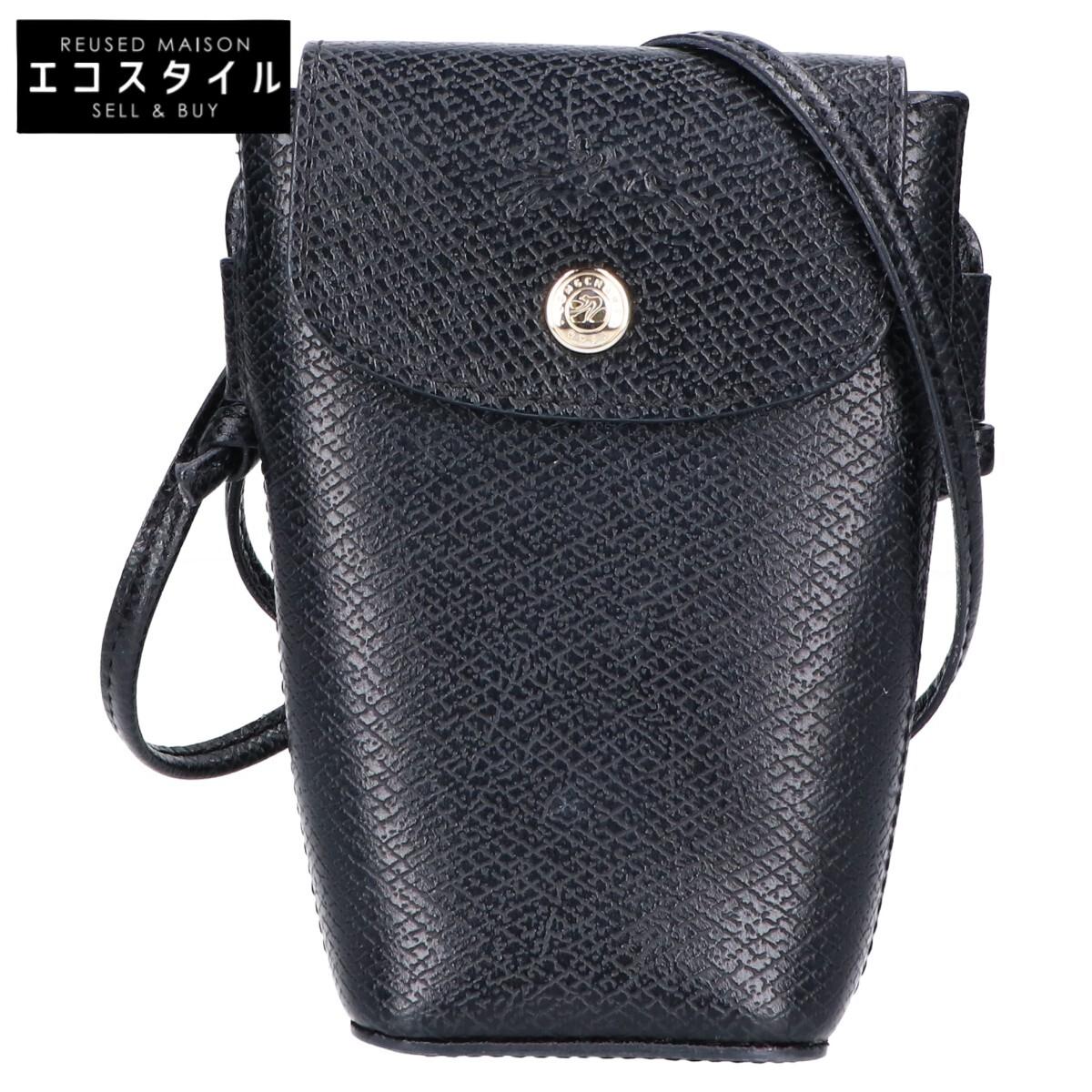 

Longchamp 34193HYZ001 Epurée Smartphone Case/ Shoulder bag blackUsed