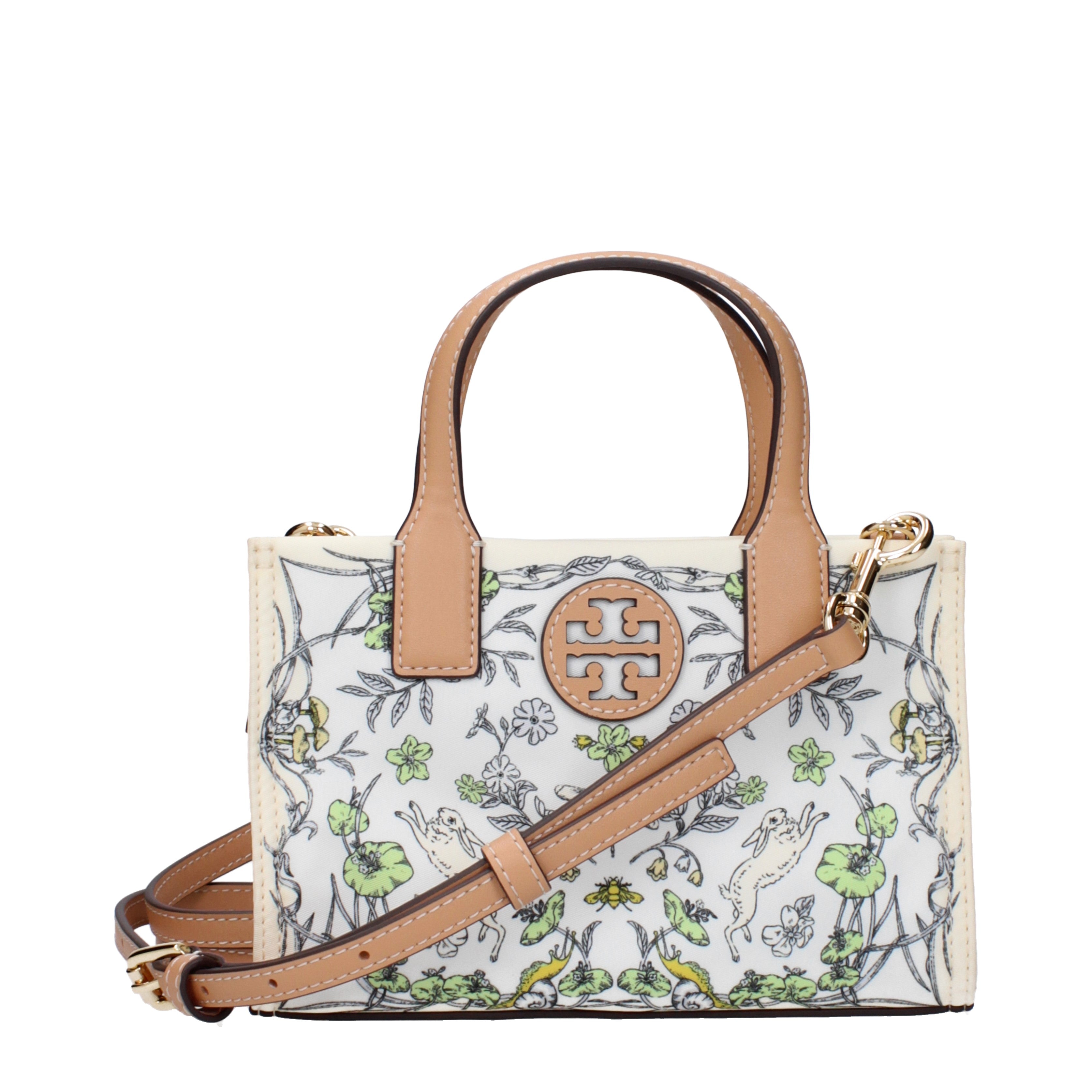 

Tory Burch Design Zipper Closure Canvas Shoulder Crossbody Tote Bag Women bags Beige 163022-251 Basic Set (Bag+Dust Bag)