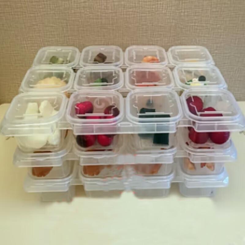 COKRSUPE 12-Compartment Food Sample Box with Lid