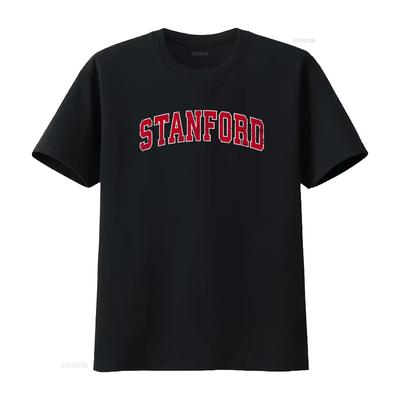 Camiseta Roja Vintage Deportiva de Stanford California CA Lavada Transpirable con Gráfico Para el Uso Diario