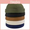 Solid Melon Color Peel Hat Warm Fashionable Adjustable Outdoor Cap Lightweight